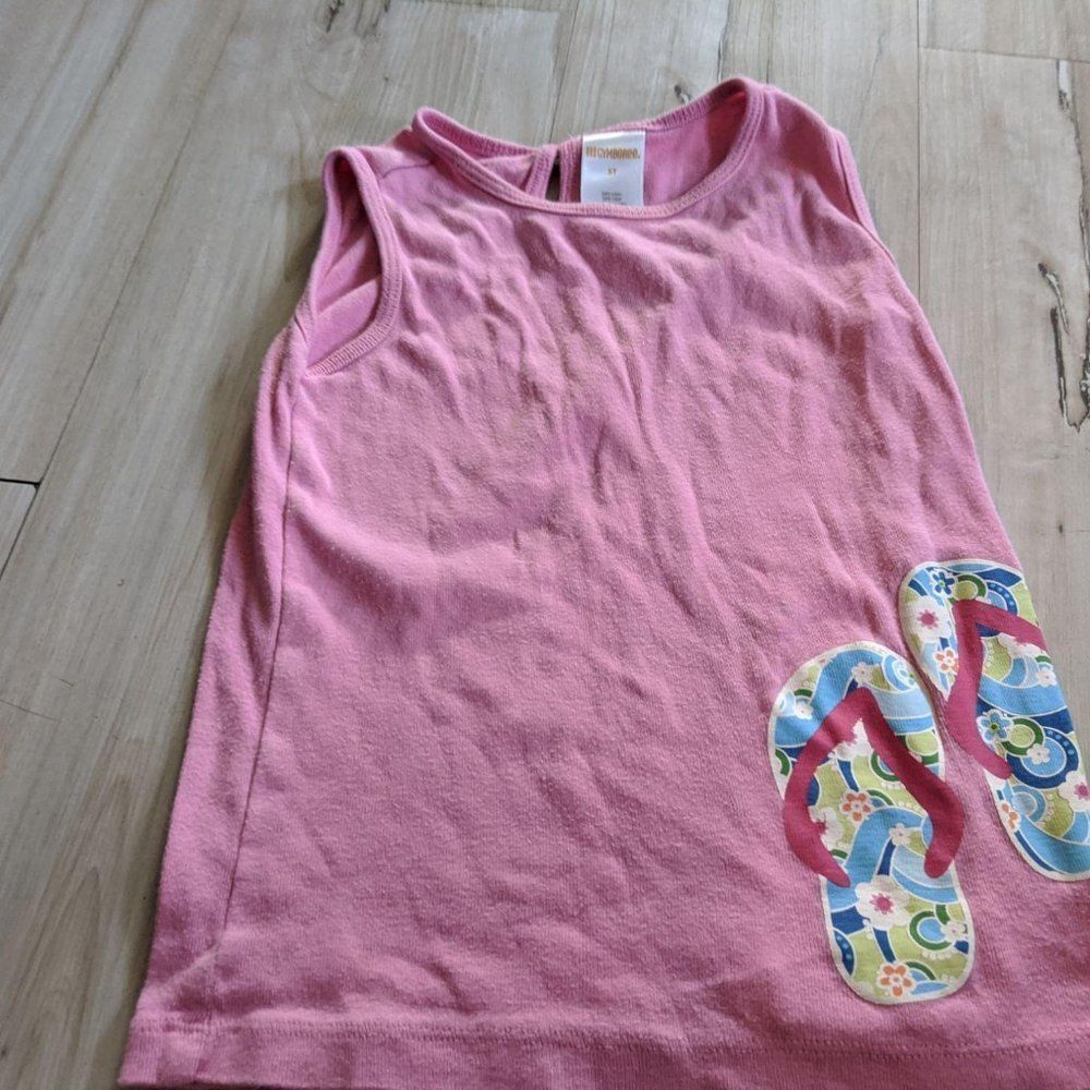 Gymboree Girl’s‎ Tank Top Pink Sleeveless Shirt Fli